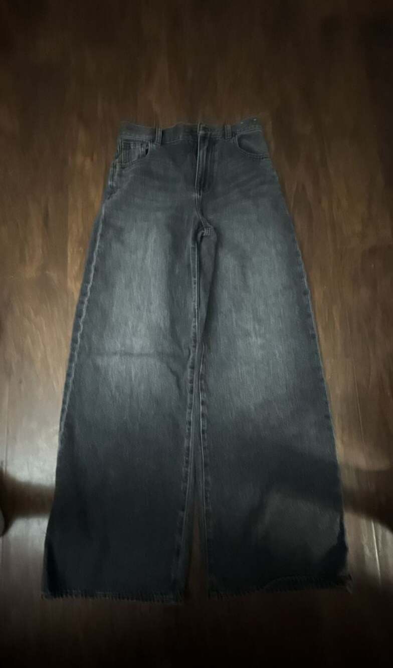 Madewell Superwide-Leg Jeans in Black Wash